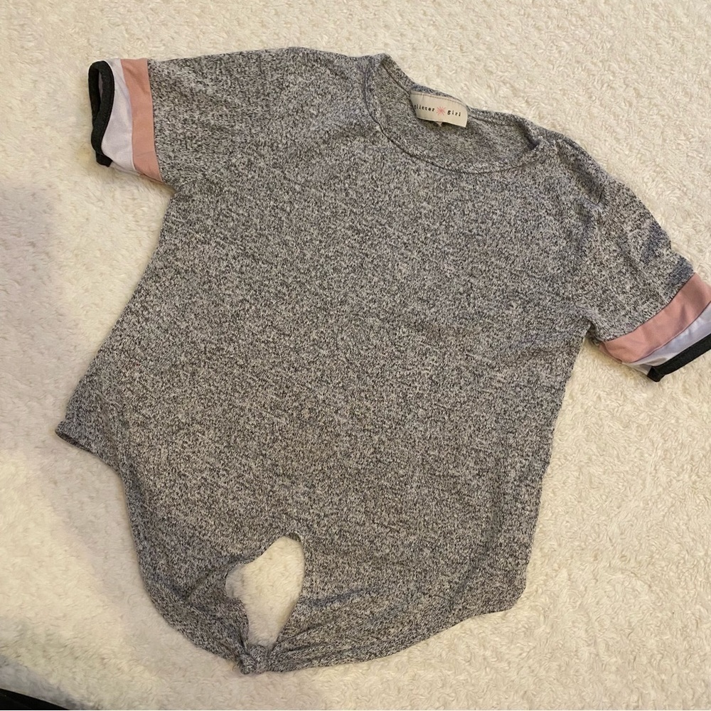 GLITTER Girl front tie top size 10/12